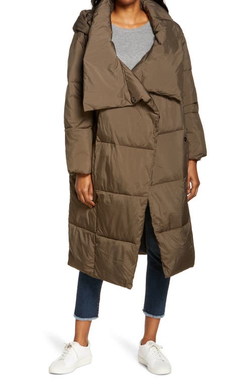 UGG(r) Catherina Water Resistant Hooded Puffer Coat in Eucalyptus Spray
