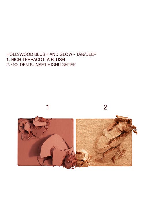 Charlotte Tilbury Hollywood Blush & Glow Face Palette In Tan/deep