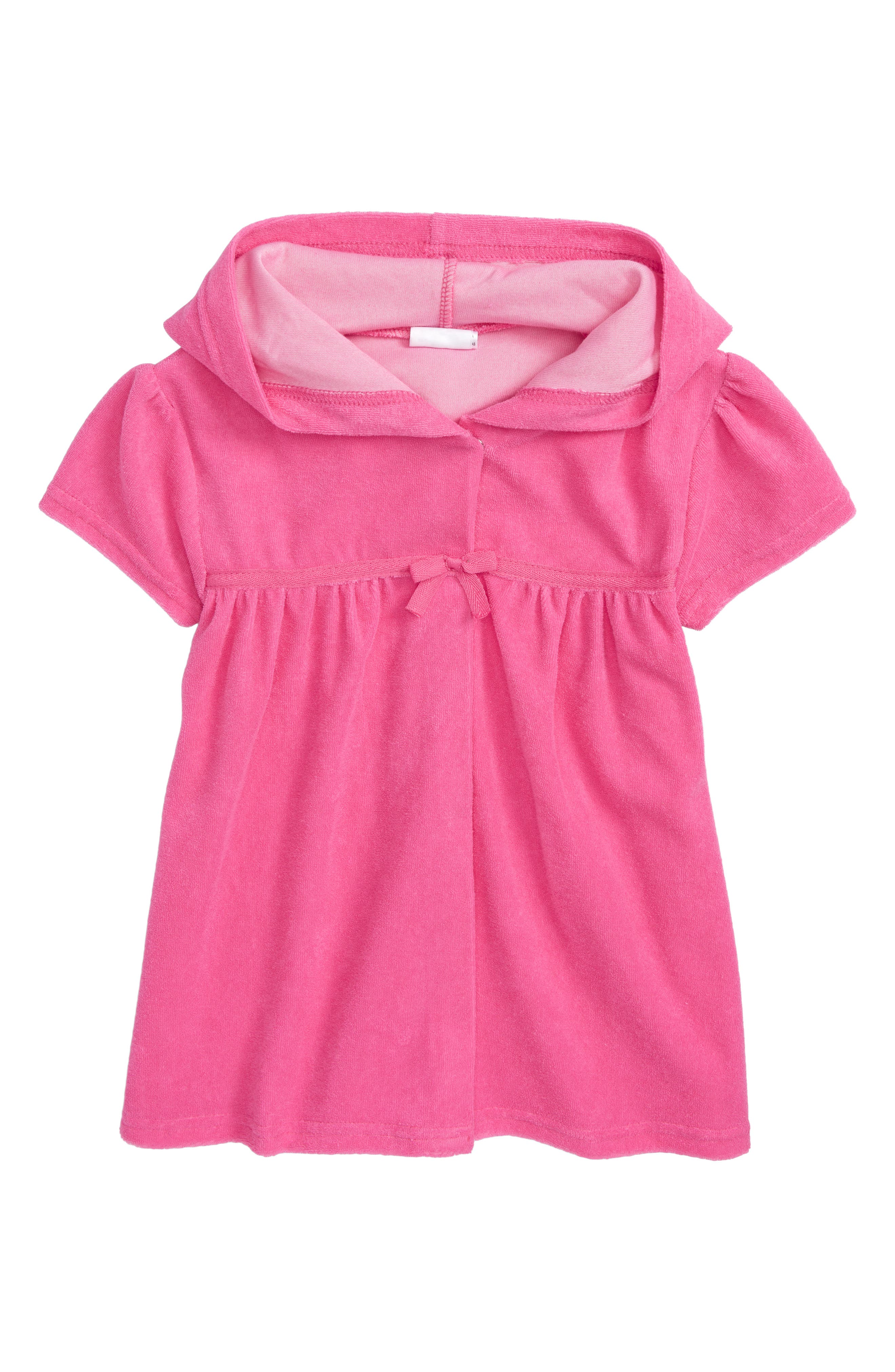 Sol Swim Hooded CoverUp (Baby Girls) Nordstrom