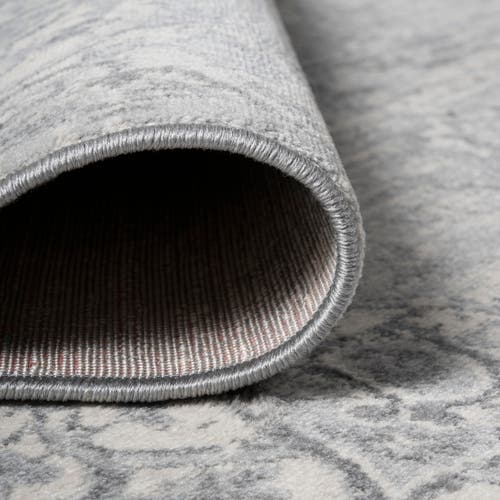 Jonathan Y Modern Persian Vintage Moroccan Medallion Area Rug In Light Gray