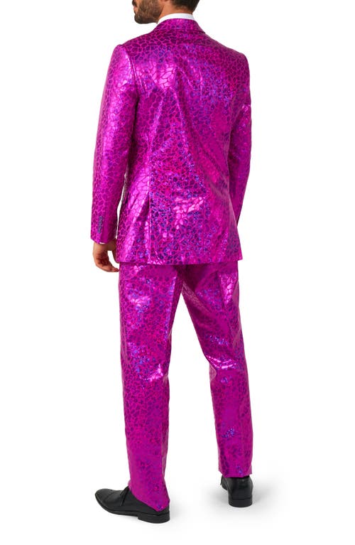 Opposuits Peppy Animal Print 3-piece Tuxedo Set In Pink