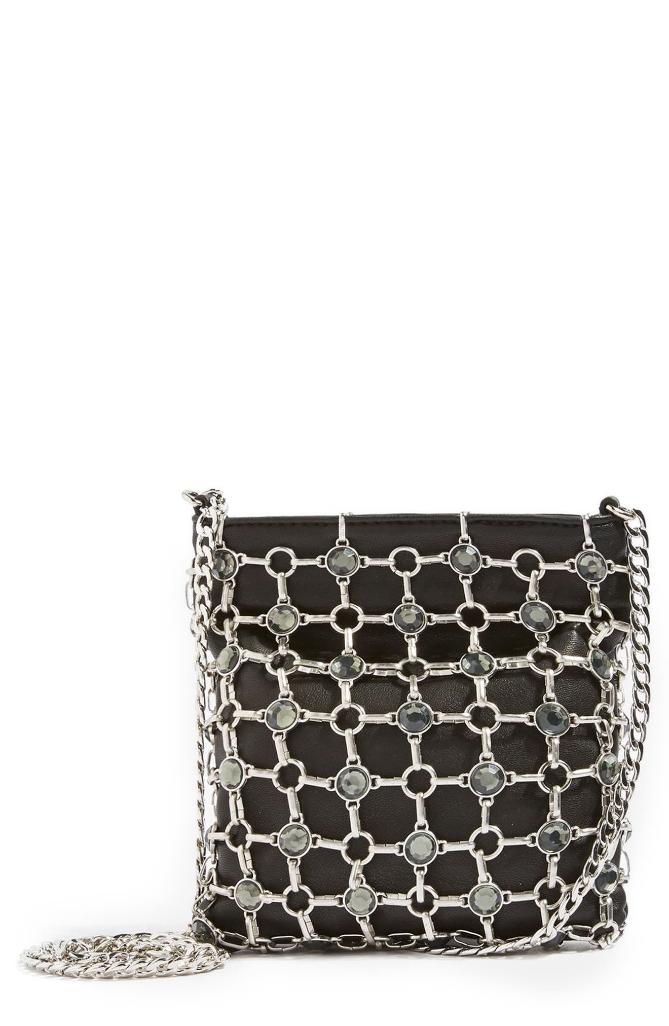 chain link crossbody bag