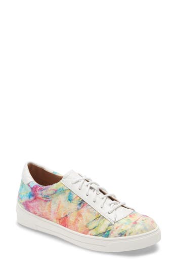 Shop Linea Paolo Kaia Genuine Calf Hair Sneaker In Multi Print Calf Hair/leather