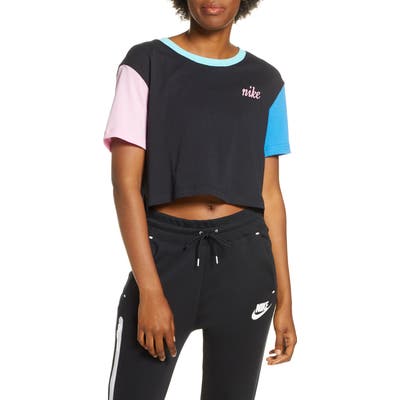 Nike Sportswear Colorblock Crop Tee