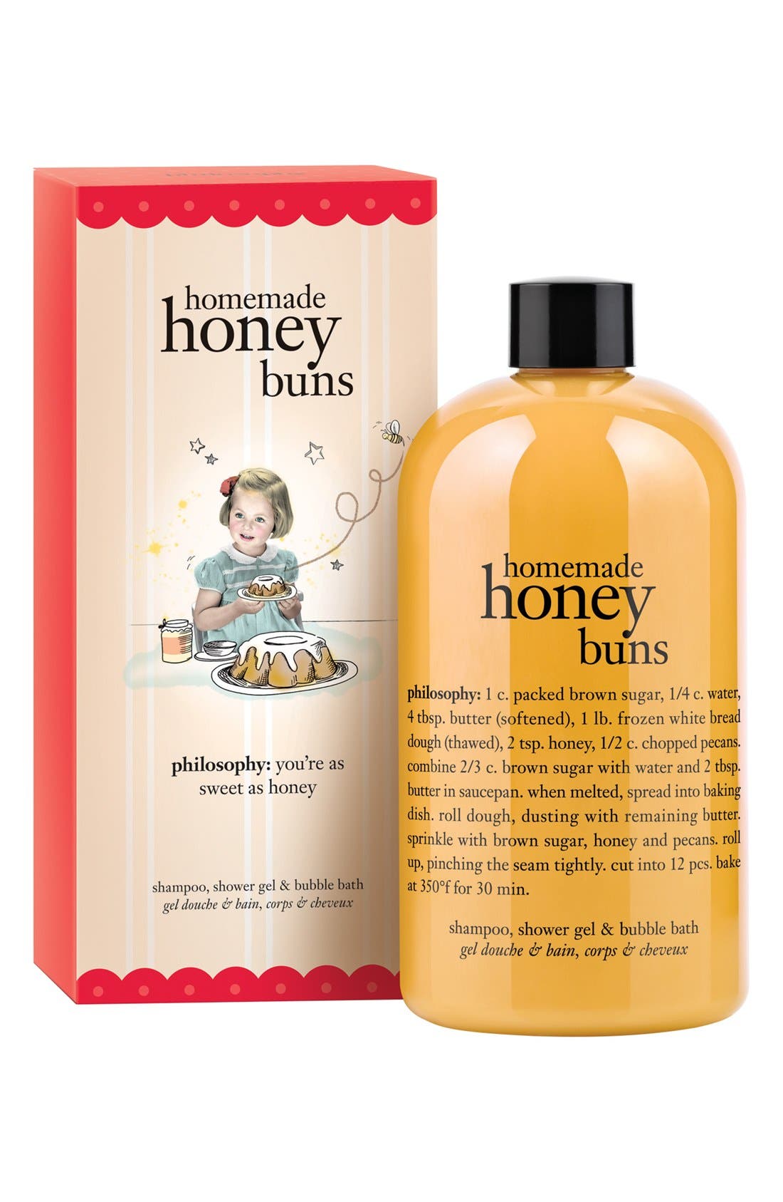 philosophy 'homemade honey buns' shampoo, shower gel & bubble bath