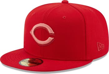 New Era Men's New Era Red Cincinnati Reds Monochrome Camo 59FIFTY ...