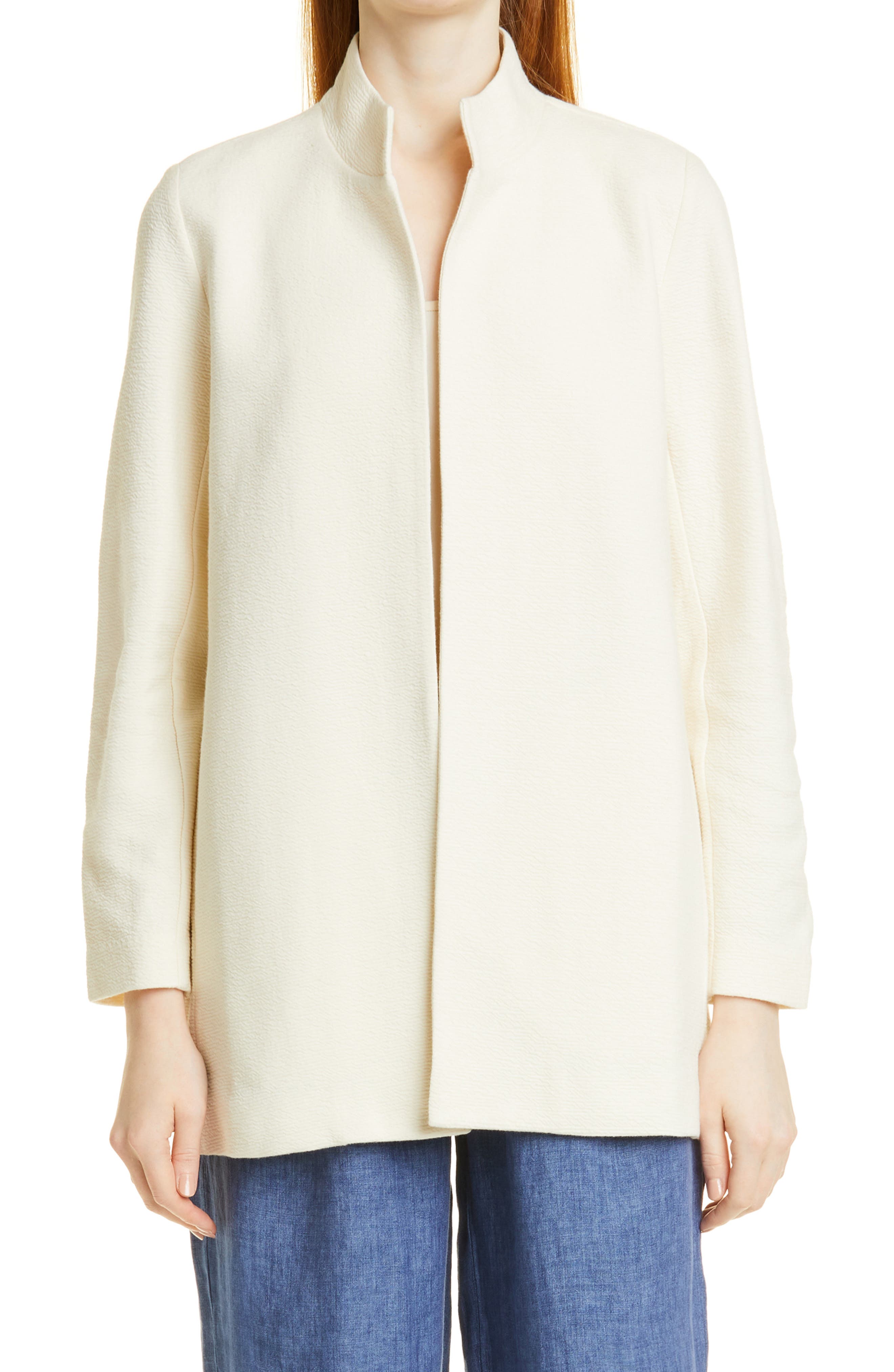 eileen fisher a line jacket