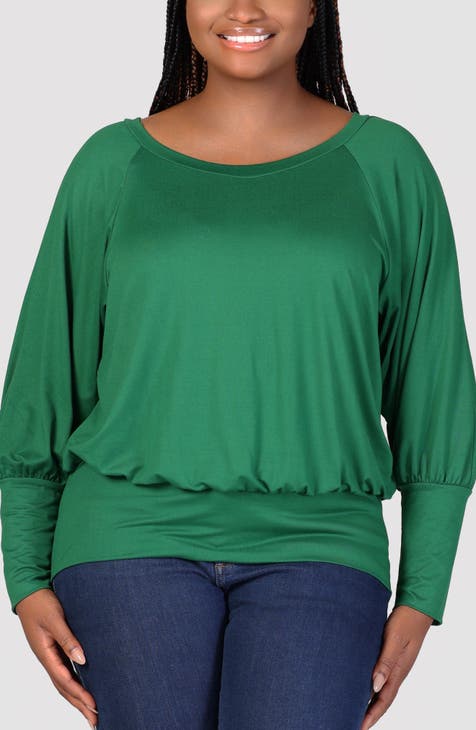 Green Plus Size Tops for Women Nordstrom