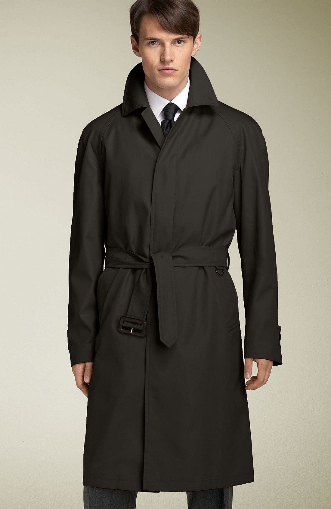 Burberry Single Breasted Raincoat Nordstrom