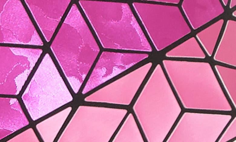 Shop Patrizia Luca Two-tone Geometric Tote Bag In Pink Camo/ M.pink
