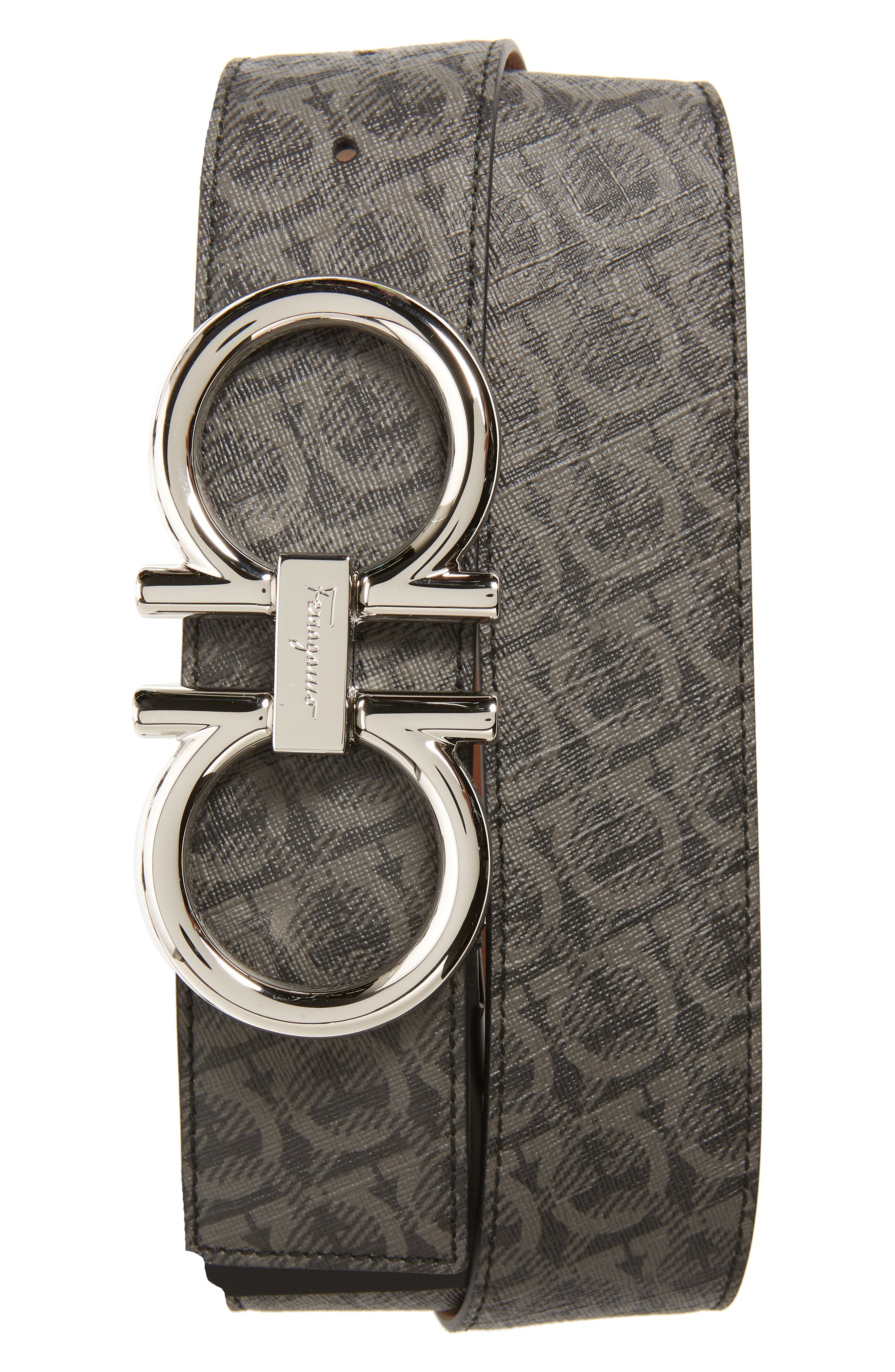 ferragamo belt with print