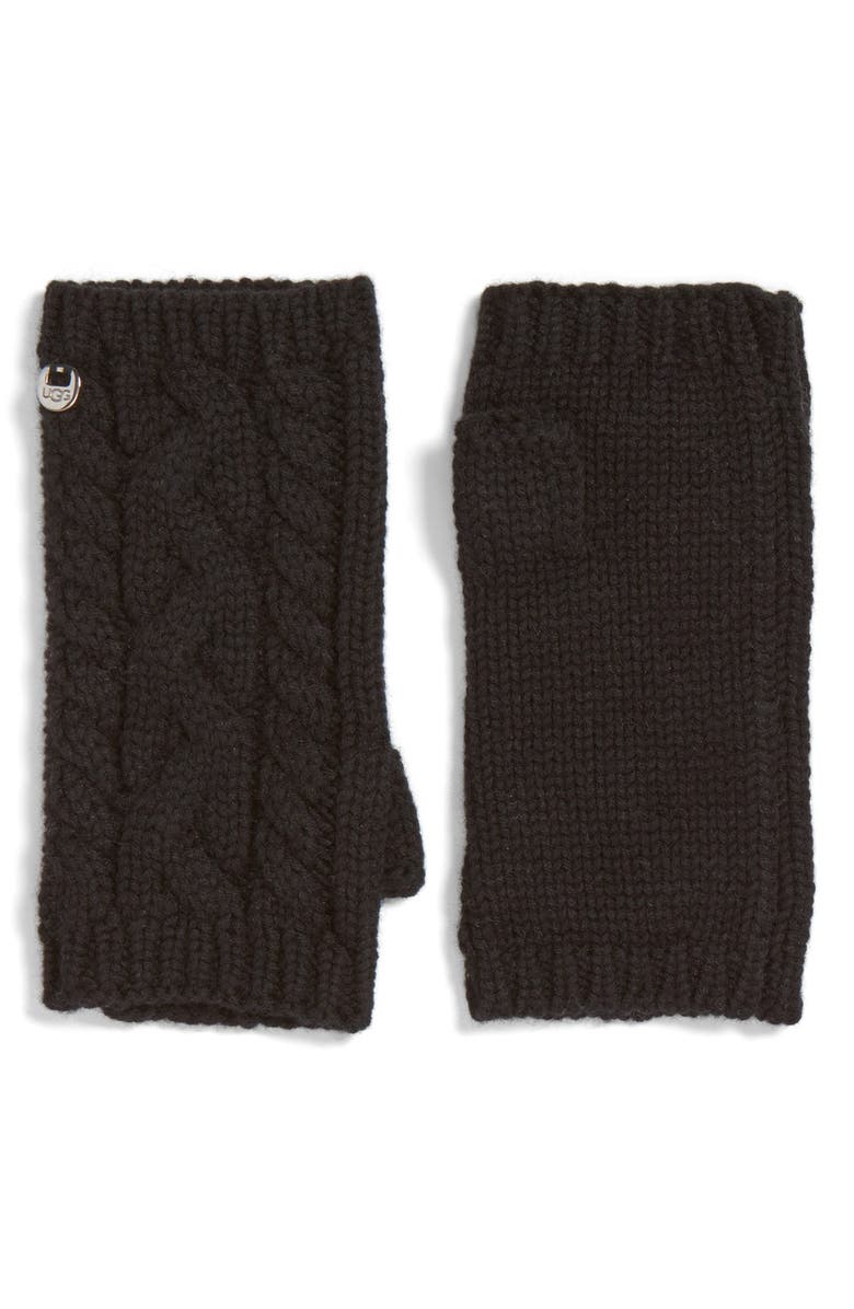 UGG® Cable Knit Fingerless Gloves | Nordstrom