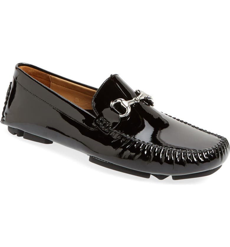 Robert Zur 'Perry' Patent Leather Driving Shoe (Men
