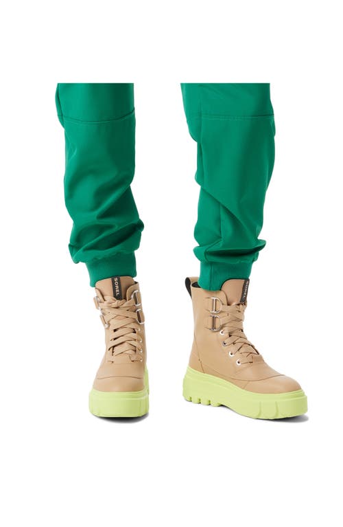 Sorel Caribou Leather Lace-up Boots In Canoe/tippet