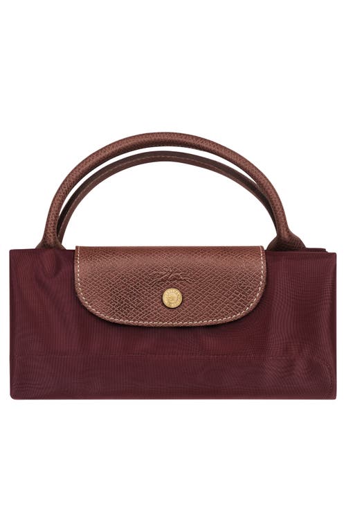 Shop Longchamp Small Le Pliage Original Travel Bag In Burgundy