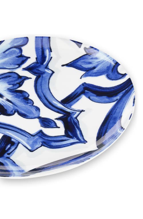Dolce & Gabbana Dolce&gabbana Blu Mediterraneo Stella Porcelain Set Of 2 Dessert Plates In Light Blue
