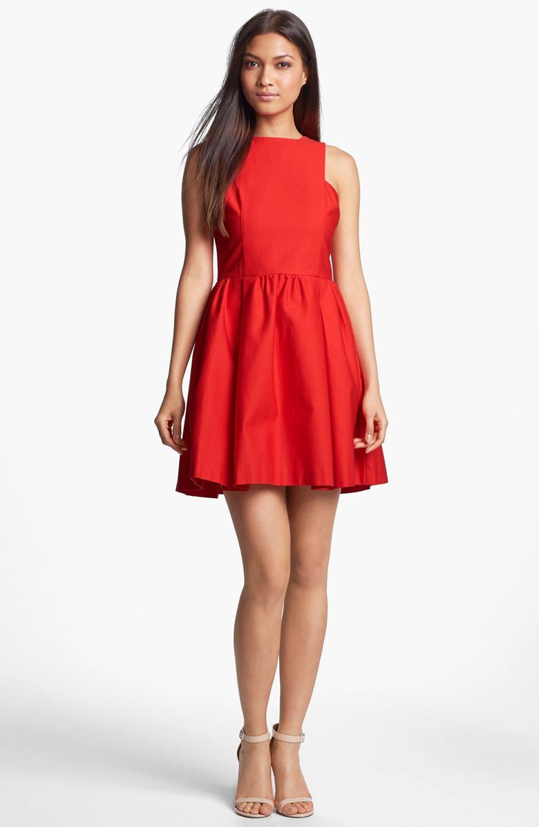BB Dakota 'Anisa' Cotton Fit & Flare Dress | Nordstrom