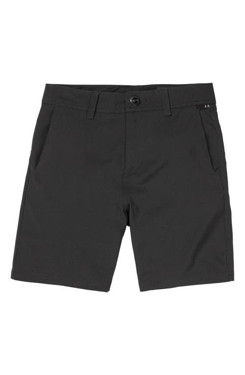 Volcom Kids' Cross Shred Static Shorts in Black Out