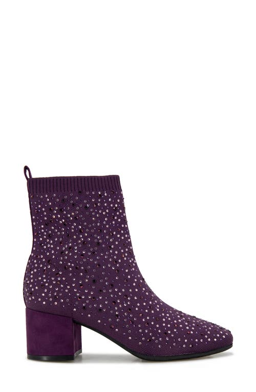 Reaction Kenneth Cole Rida Stretch Bootie Women) In Dark Purple
