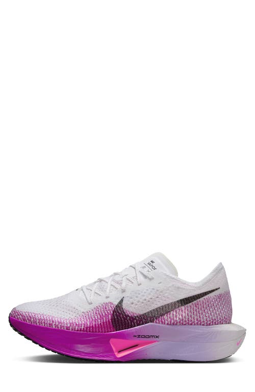 Shop Nike Vaporfly 3 Racing Shoe In White/vivid Purple/black