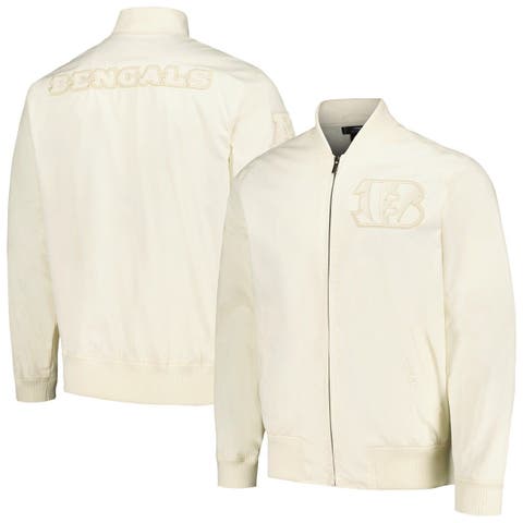 Cincinnati Bengals Team Cream Satin Jacket