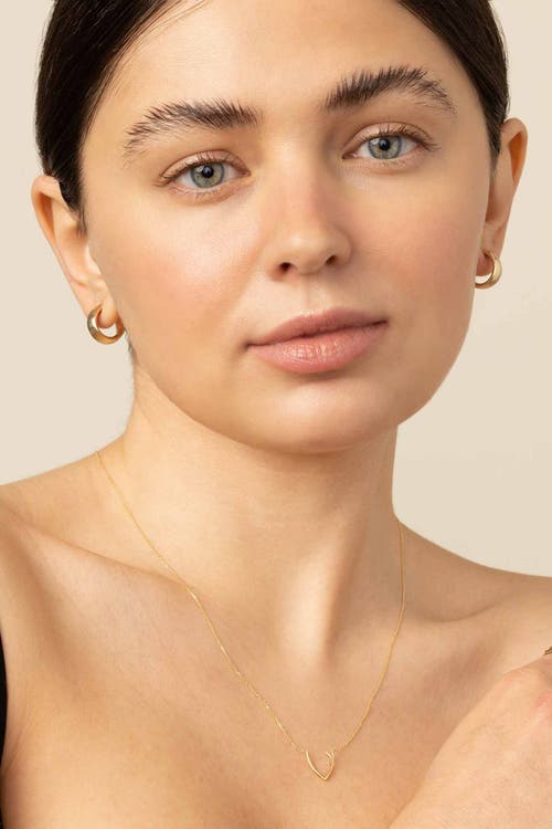 Oradina Women's 14k Rose Solid Gold Central Park Necklace In Rose Gold