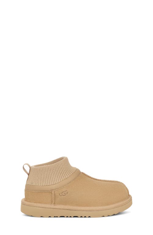 Ugg(r) Kids' Classic Ultra Stretch Mini Boot In Mustard Seed