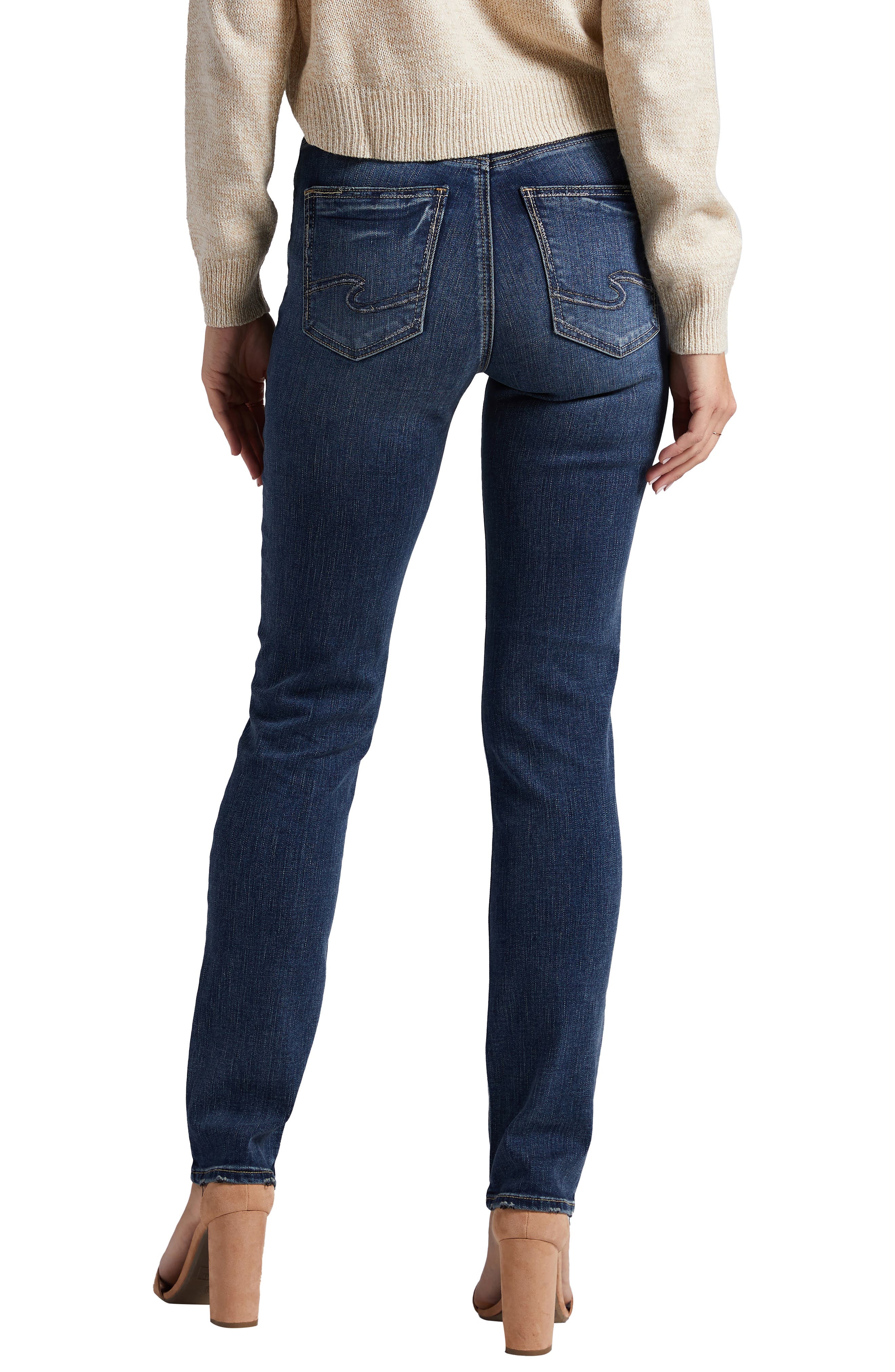 silver jeans co avery slim straight leg jean