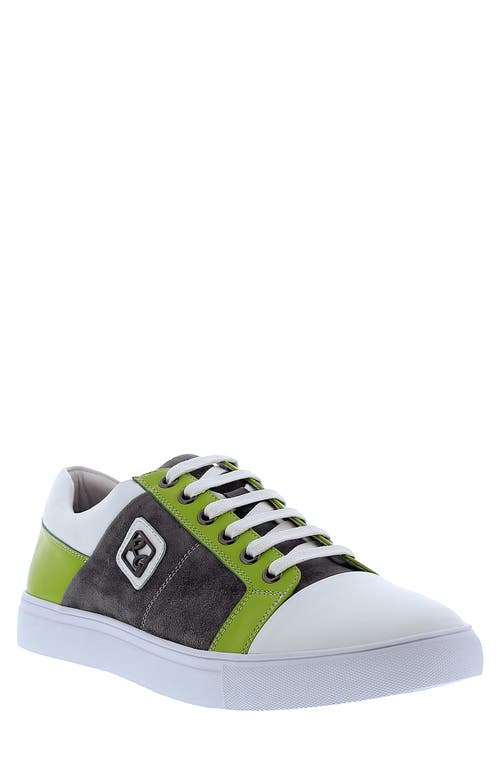 Trixie Colorblock Cap Toe Sneaker in Charcoal