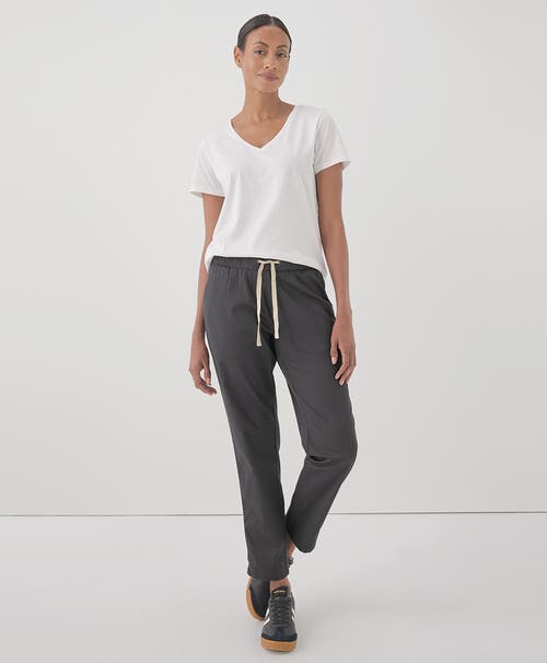 Pact Organic Cotton Softspun V-neck Tee In White