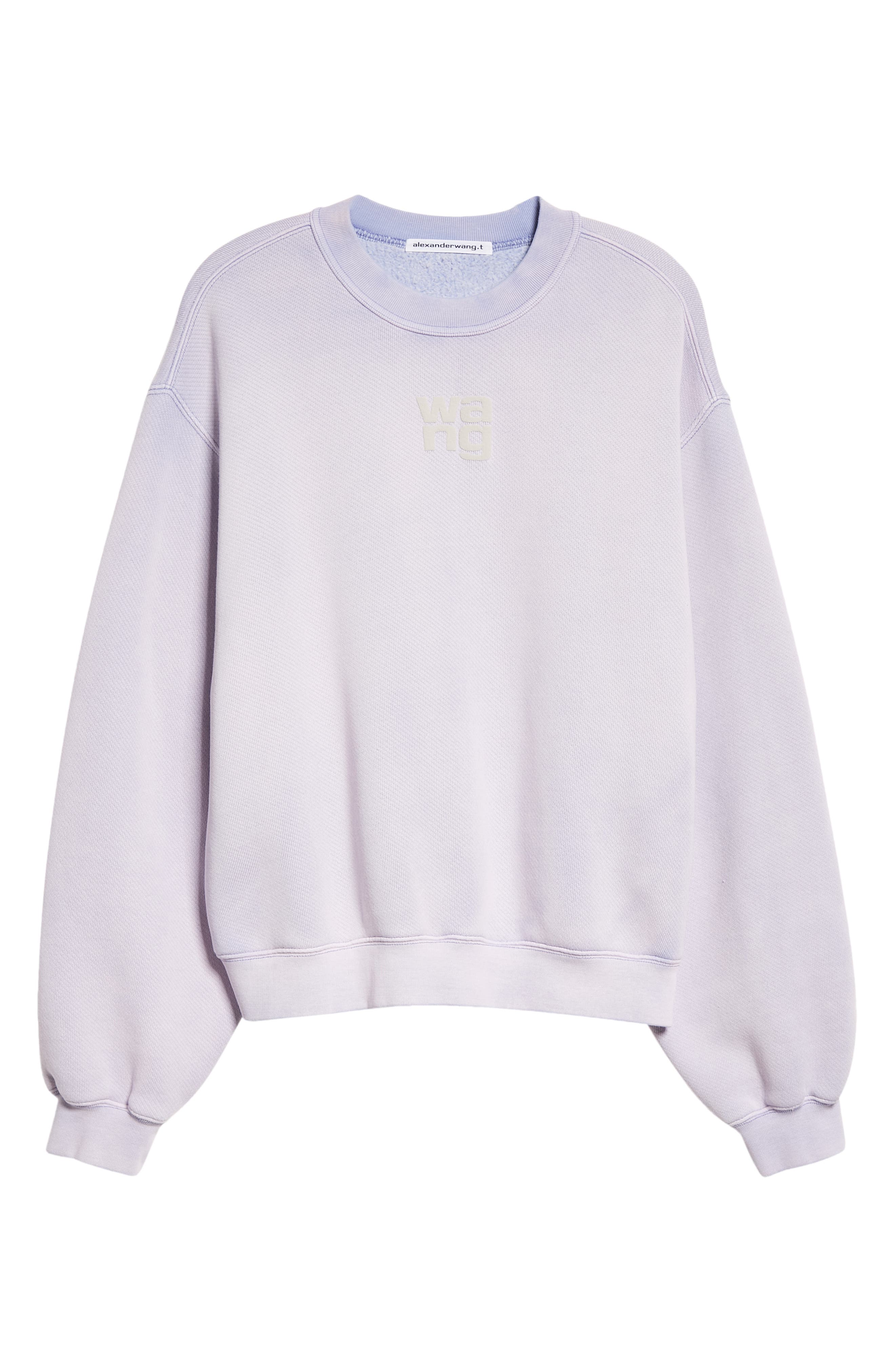 alexander wang purple sweatshirt