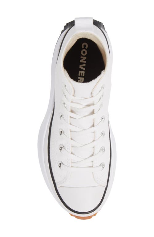 Shop Converse Chuck Taylor® All Star® Run Star Hike High Top Platform Sneaker In White/black/gum