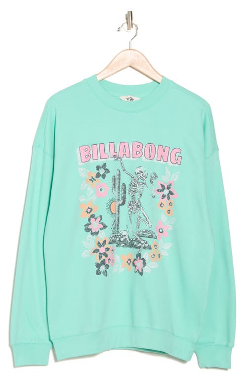 Billabong Boyfriends Back Sweatshirt In Spearmint