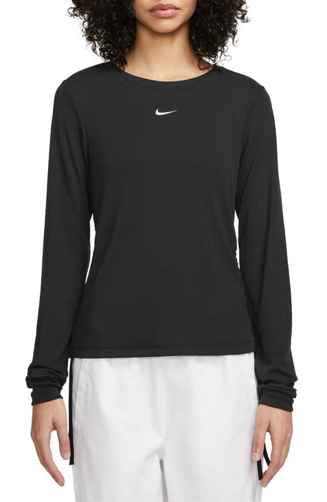 Nike Women's Pro All Over Mesh Training Long Sleeve Top White  Nike long  sleeve shirt, Compression shirt women, Nike running shirt
