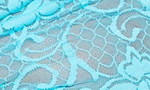 Mapalé Mapale Lace Bralette & Boyshorts Set In Turquoise