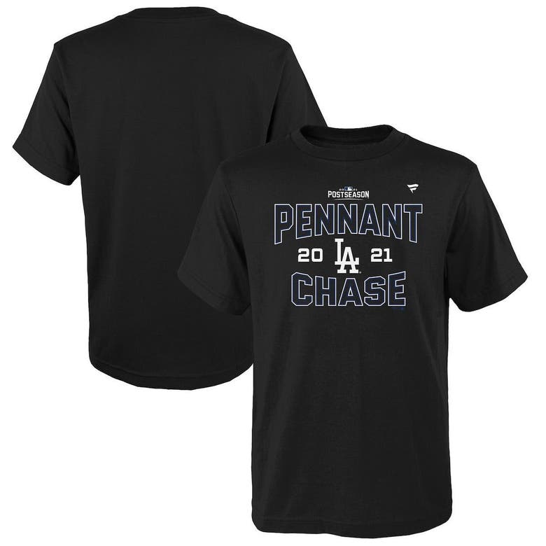 Fanatics Kids' Youth Black Los Angeles Dodgers 2021 Division Series Winner Locker Room T-shirt