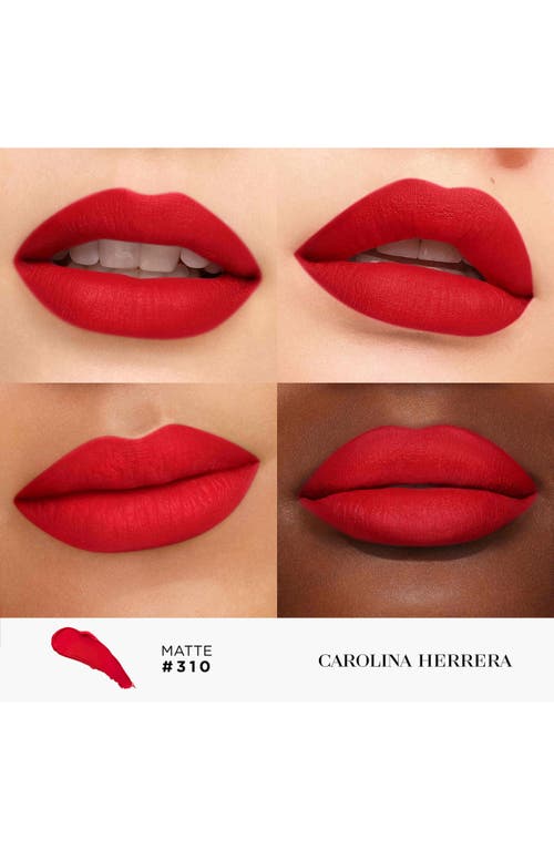 Carolina Herrera Fabulous Kiss Matte Lipstick In 310 Carolina Red