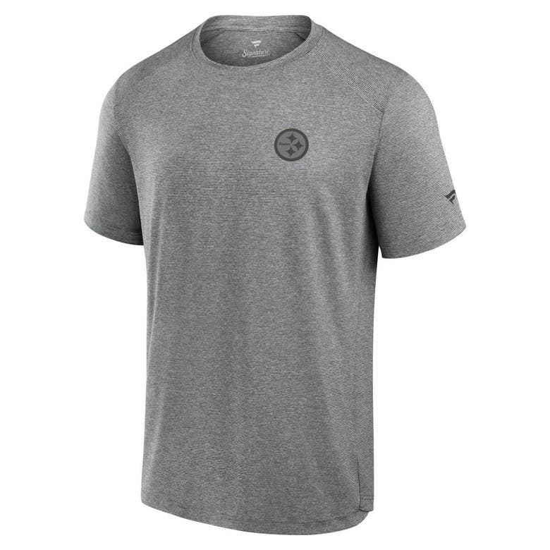 Shop Fanatics Signature Black Pittsburgh Steelers Front Office Tech T-shirt