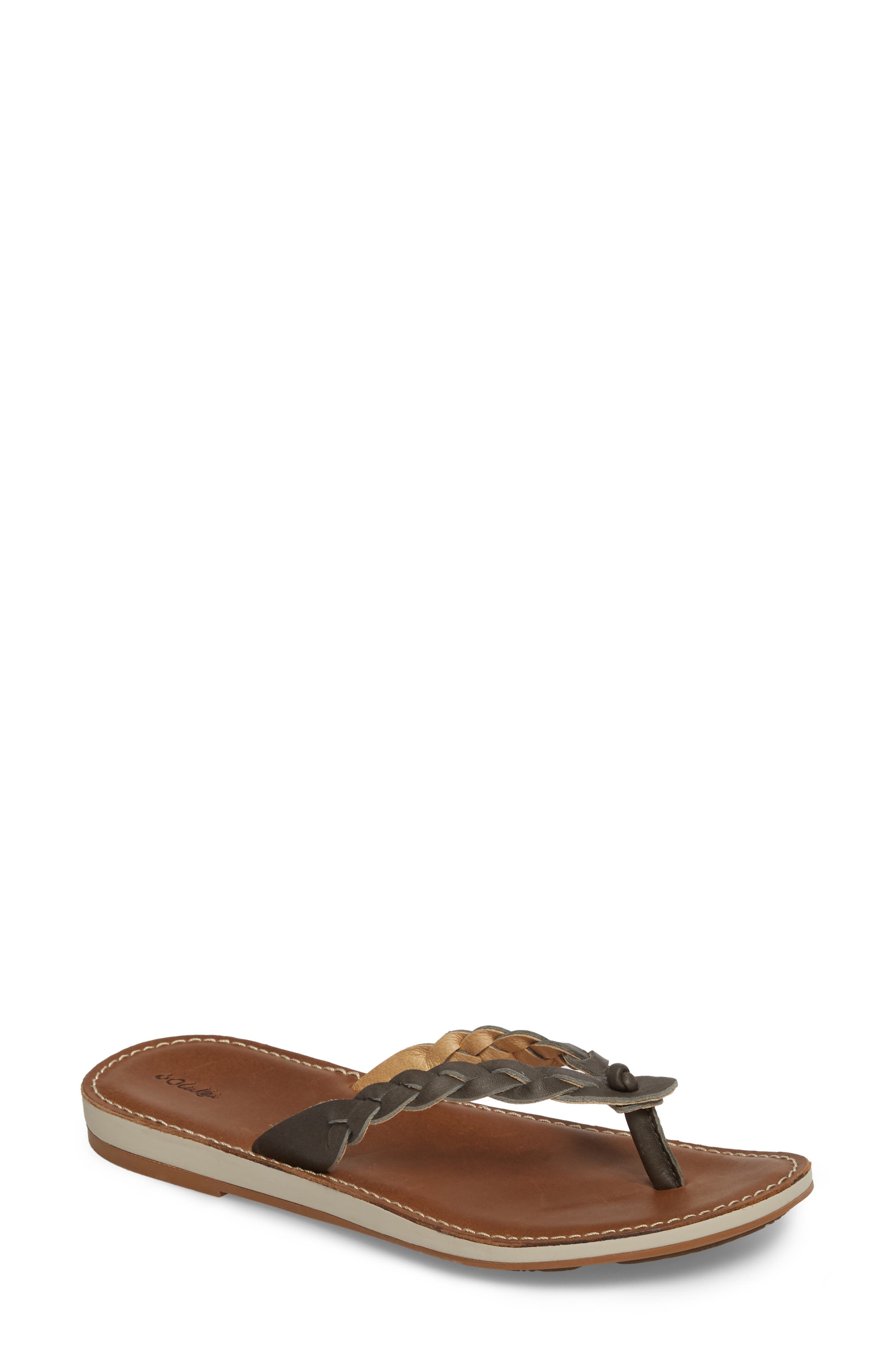 Olukai Kahiko Flip-Flop, Grey