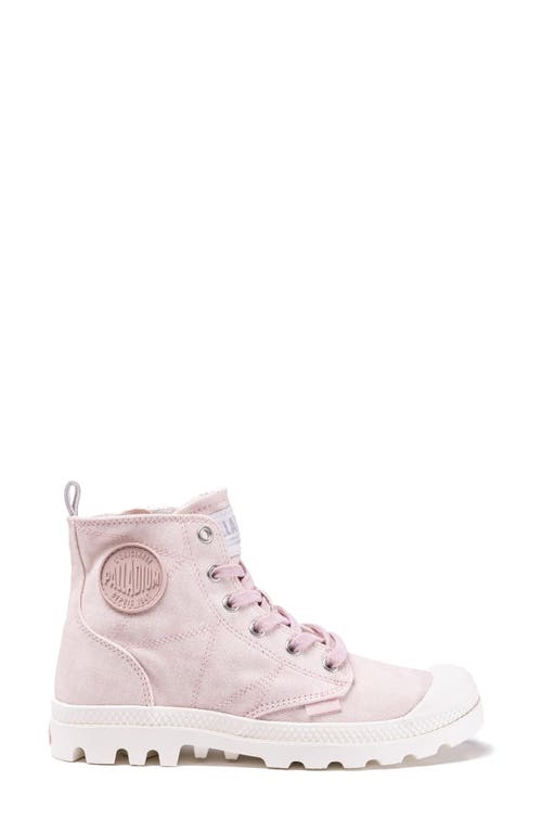 Shop Palladium Pampa Hi Zip Bootie In Rose Smoke/white