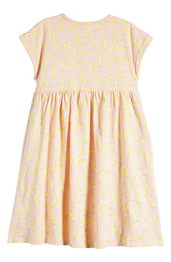 Shop Tucker + Tate Kids' Slub Cotton Dress In Pink English Banana Toss