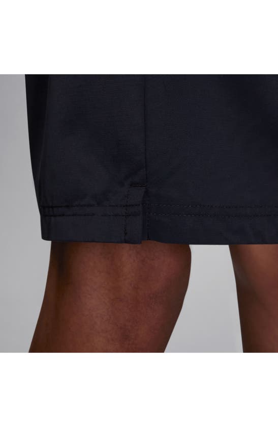 Shop Jordan Woven Drawstring Shorts In Black