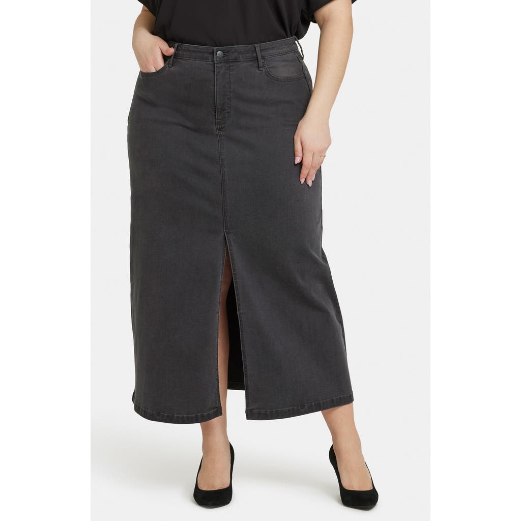 Nydj Skirt Cloud Stone Long Jean In Gray
