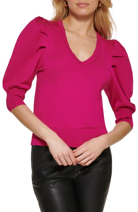 Women's Pink Pullover Sweaters