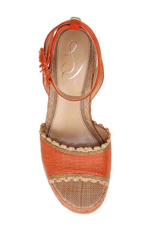 SAM EDELMAN SAM EDELMAN AMBER ESPADRILLE PLATFORM ANKLE STRAP SANDAL 