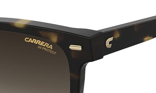 Shop Carrera Eyewear 54mm Gradient Rectangular Sunglasses In Havana/brown Gradient