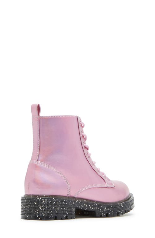 Shop Steve Madden Jtaurus Combat Boot In Pink