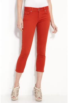 Paige Denim 'Roxbury' Stretch Denim Crop Jeans (Pomodoro Wash) | Nordstrom