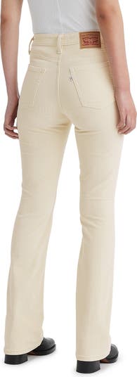 Levi's 725 High Rise Bootcut Corduroy Women's Pants - White Smoke -  ShopStyle