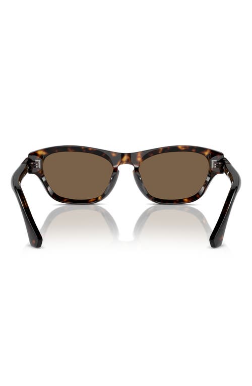 Shop Burberry 55mm Pillow Sunglasses In Dk Havana